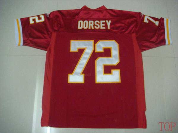 Chiefs #72 Glenn Dorsey Red Stitched NFL Jersey   Cheap Authentic Football Jerseys ...